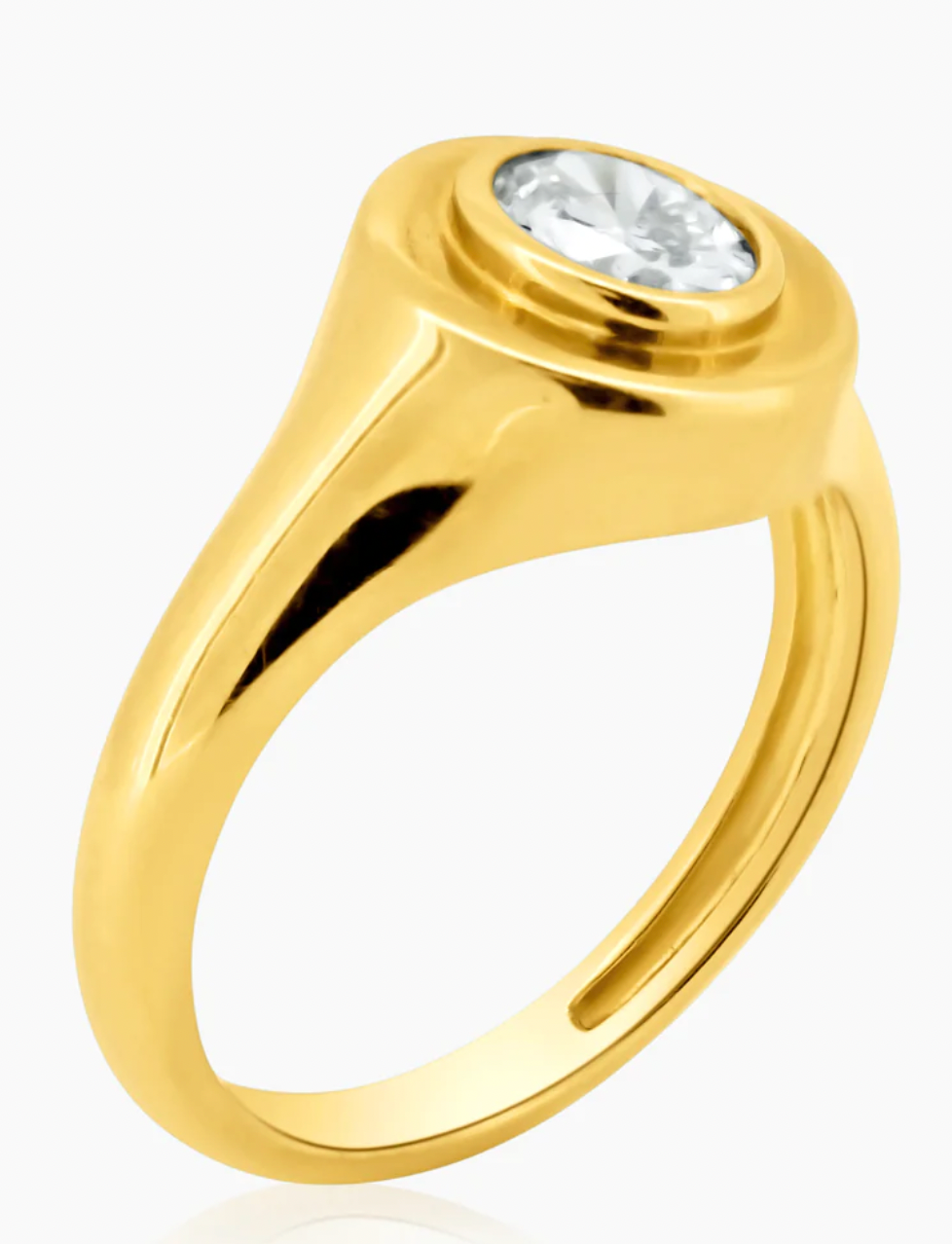 Yellow Gold Pinky Ring