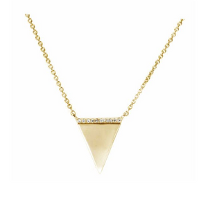 Diamond Triangle Necklace