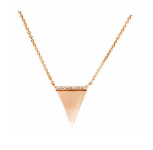 Diamond Triangle Necklace