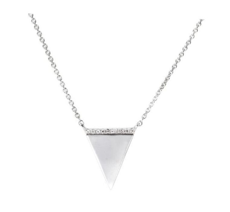Diamond Triangle Necklace