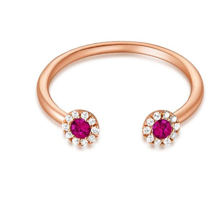 Ruby Cuff Ring